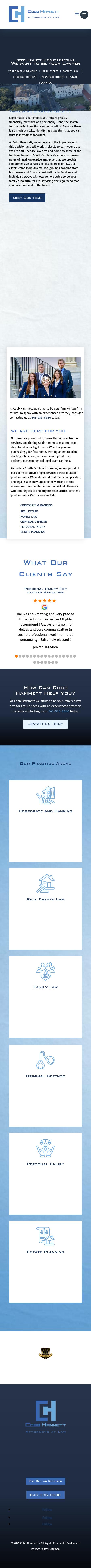 Cobb, Dill & Hammett, LLC - Mt. Pleasant SC Lawyers