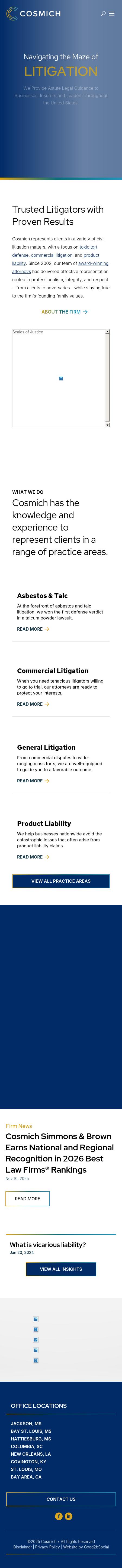 Cosmich Simmons & Brown, PLLC - Hattiesburg MS Lawyers