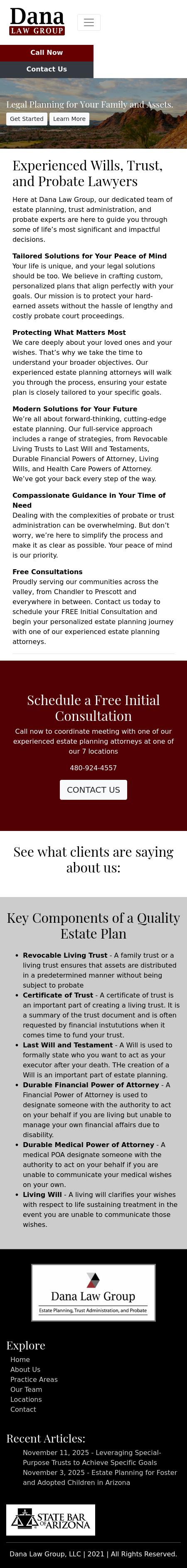 Dana Law Group, LLC - Sun City AZ Lawyers
