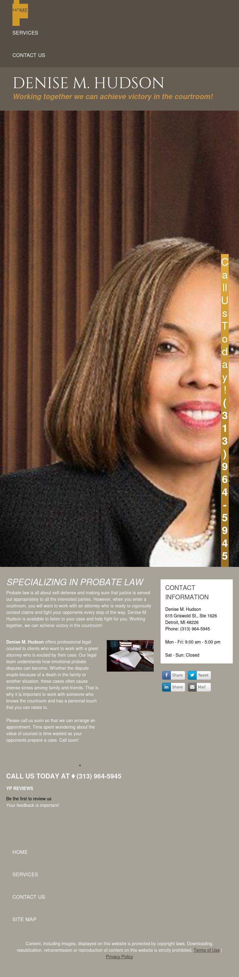 Denise M. Hudson - Detroit MI Lawyers