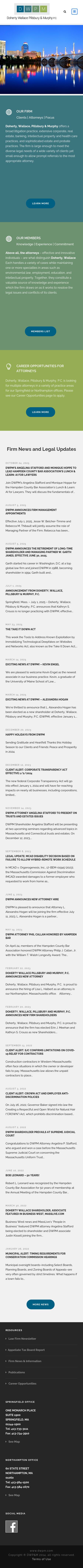 Doherty, Wallace, Pillsbury & Murphy PC - Springfield MA Lawyers