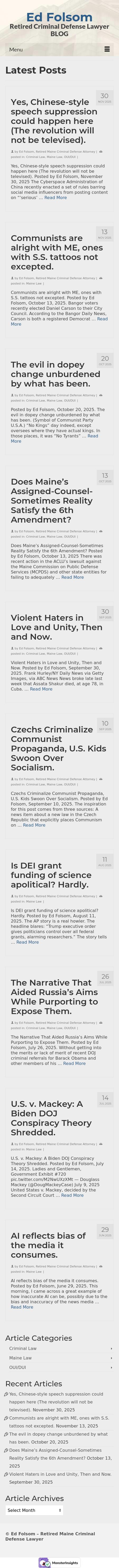 Edmund R. Folsom - Biddeford ME Lawyers