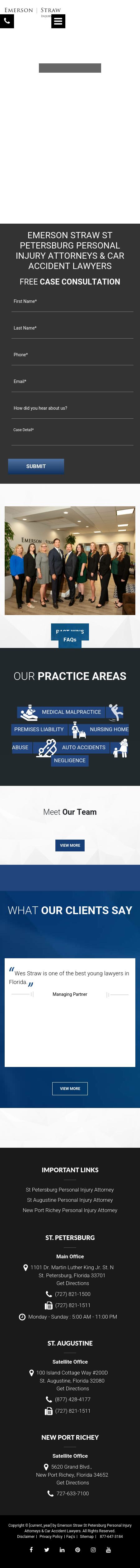 Emerson Straw St Petersburg Personal Injury Attorneys & Car Accident Lawyers - St. Petersburg FL Lawyers