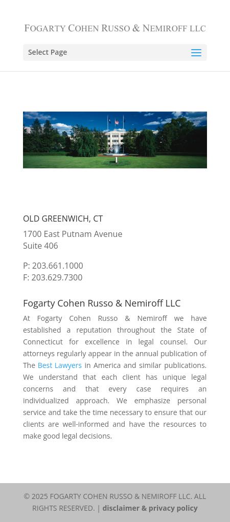 Fogarty Cohen Selby & Nemiroff LLC - Old Greenwich CT Lawyers