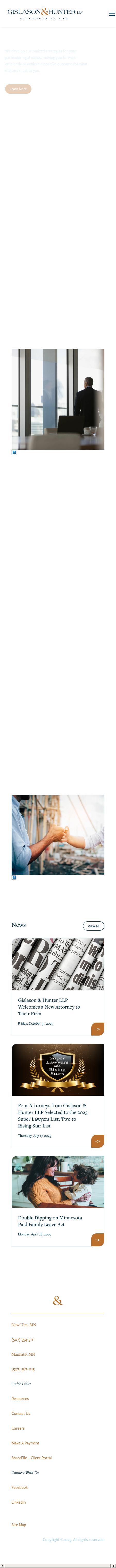 Gislason & Hunter LLP - Mankato MN Lawyers