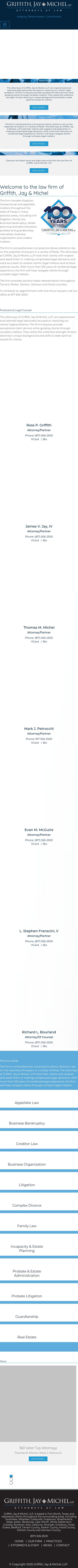 Griffith, Jay & Michel, LLP - Fort Worth TX Lawyers