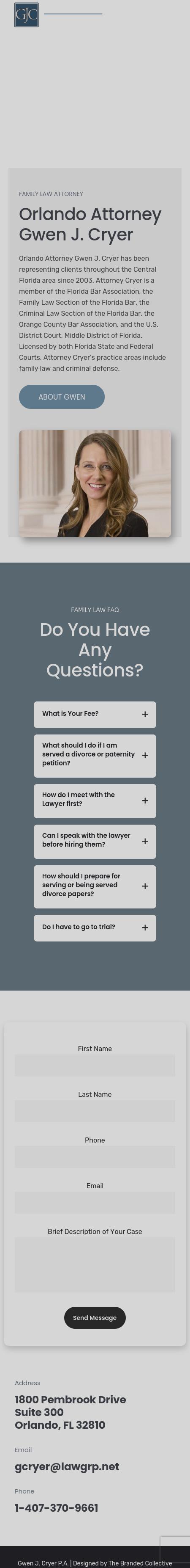 Gwen J. Cryer, Attorney at Law - Orlando FL Lawyers