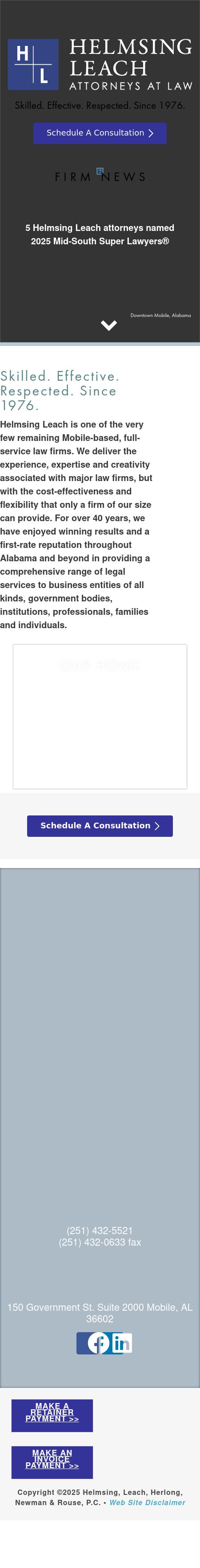 Helmsing Leach Herlong Newman & Rouse - Mobile AL Lawyers