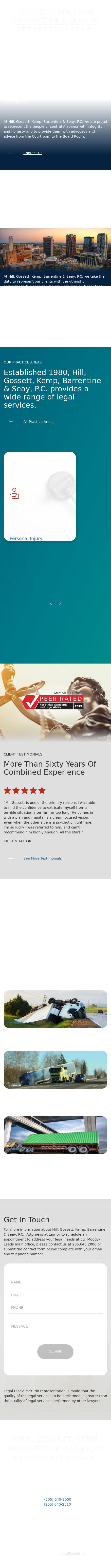 Hill, Weisskopf & Hill, P.C. - Springville AL Lawyers