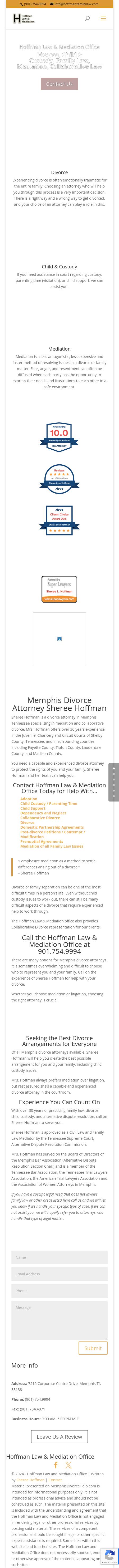 Hoffman Law & Mediation Office - Memphis TN Lawyers