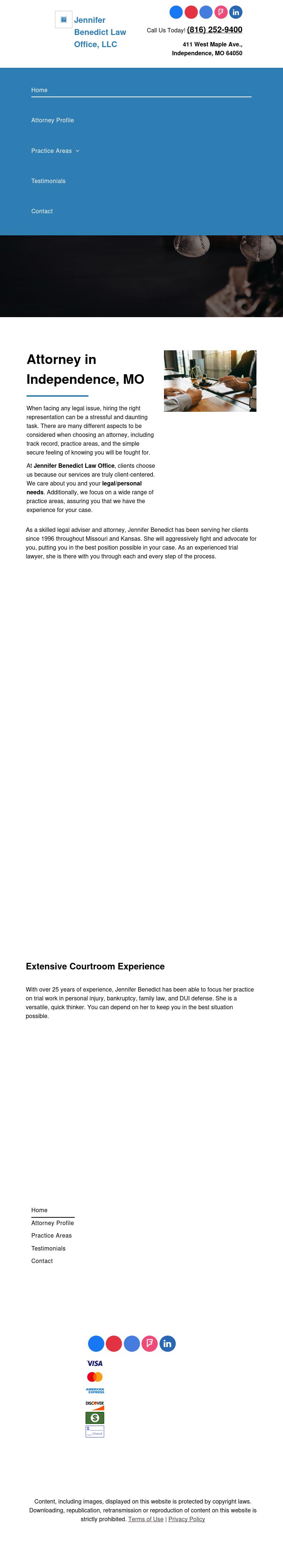 Jennifer Benedict Law Office, LLC - Independence MO Lawyers