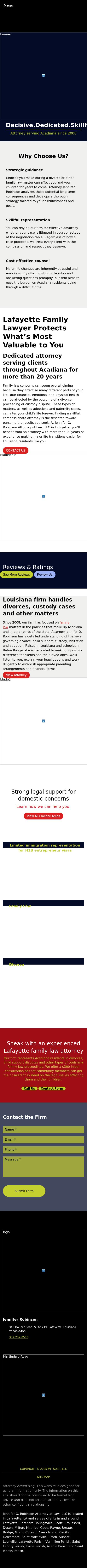 Jennifer O. Robinson Attorney at Law, LLC - Lafayette LA Lawyers