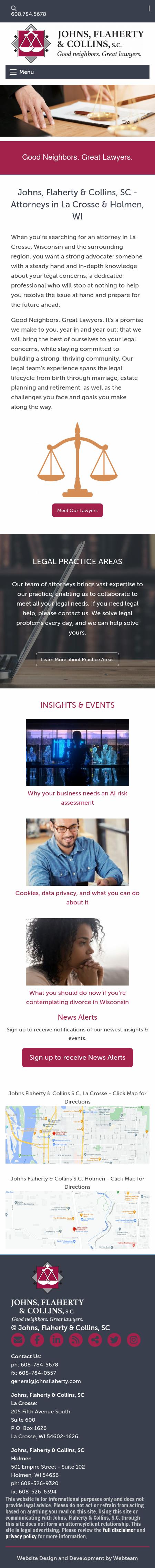 Johns, Flaherty & Collins, SC - La Crosse WI Lawyers