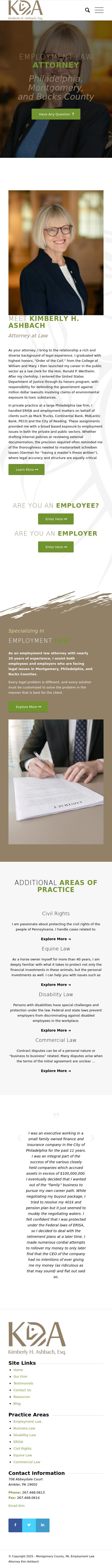 Kim H. Ashbach Esq. - Ambler PA Lawyers