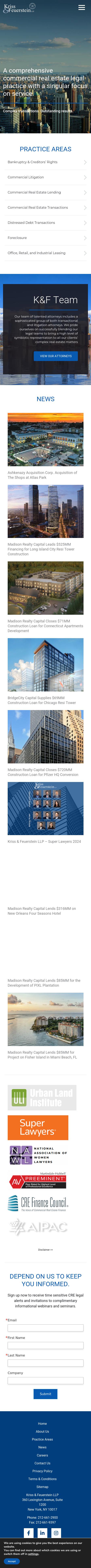 Kriss & Feuerstein, LLP - Hackensack NJ Lawyers