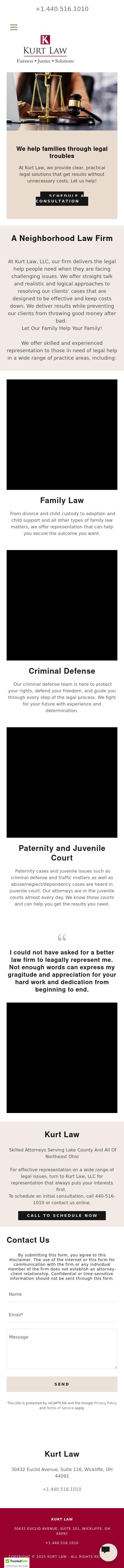 Kurt Law Office, LLC - Wickliffe OH Lawyers