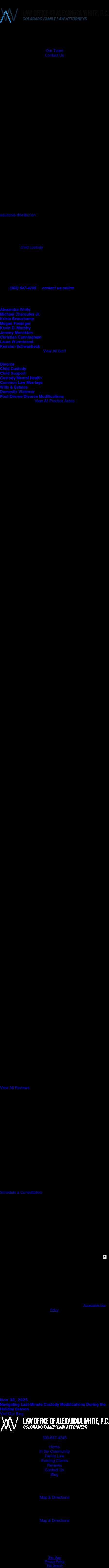 Law Office of Alexandra White, PC - Centennial CO Lawyers