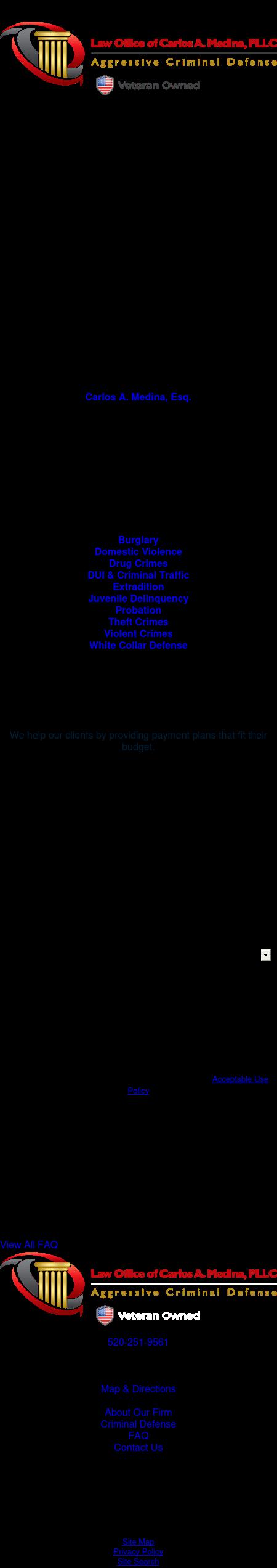 Law Office of Carlos A. Medina, PLLC - Tuscon AZ Lawyers