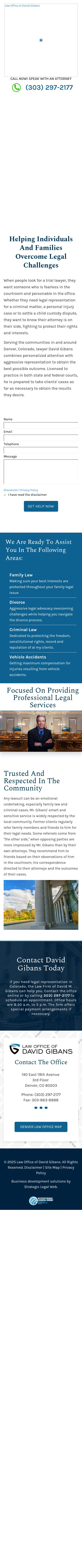 Law Office of David Gibans - Denver CO Lawyers