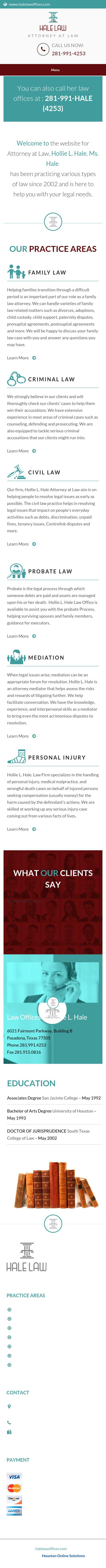 Law Office of Hollie L. Hale - Pasadena TX Lawyers