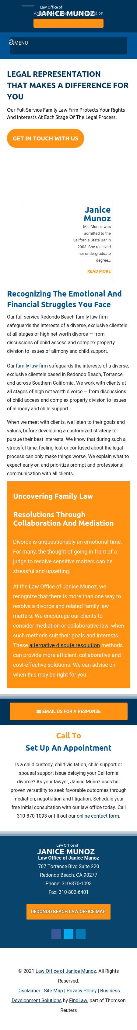 Law Office of Janice Munoz - Redondo Beach CA Lawyers