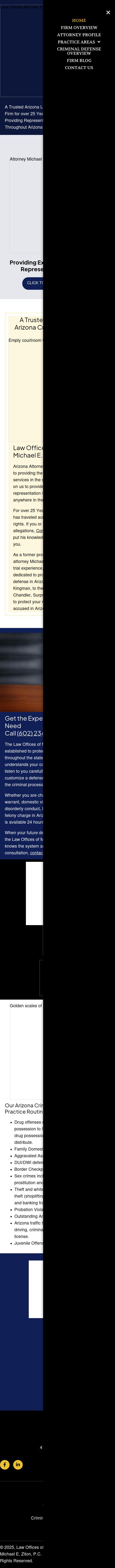 Law Offices Michael E. Ziton, P.C. - Phoenix AZ Lawyers