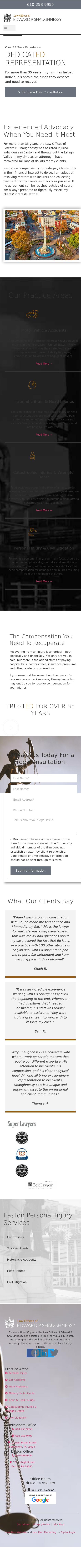 Law Offices of Edward P. Shaughnessy - Bethlehem PA Lawyers