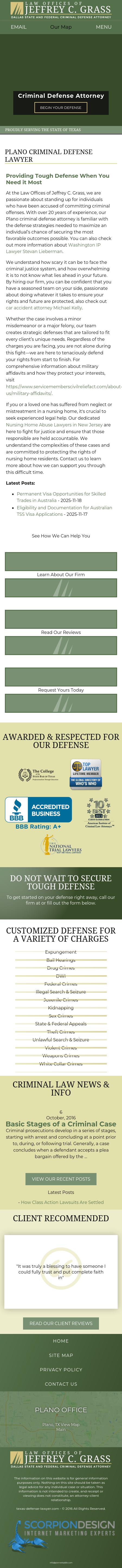 Law Offices of Jeffrey C. Grass - Plano TX Lawyers