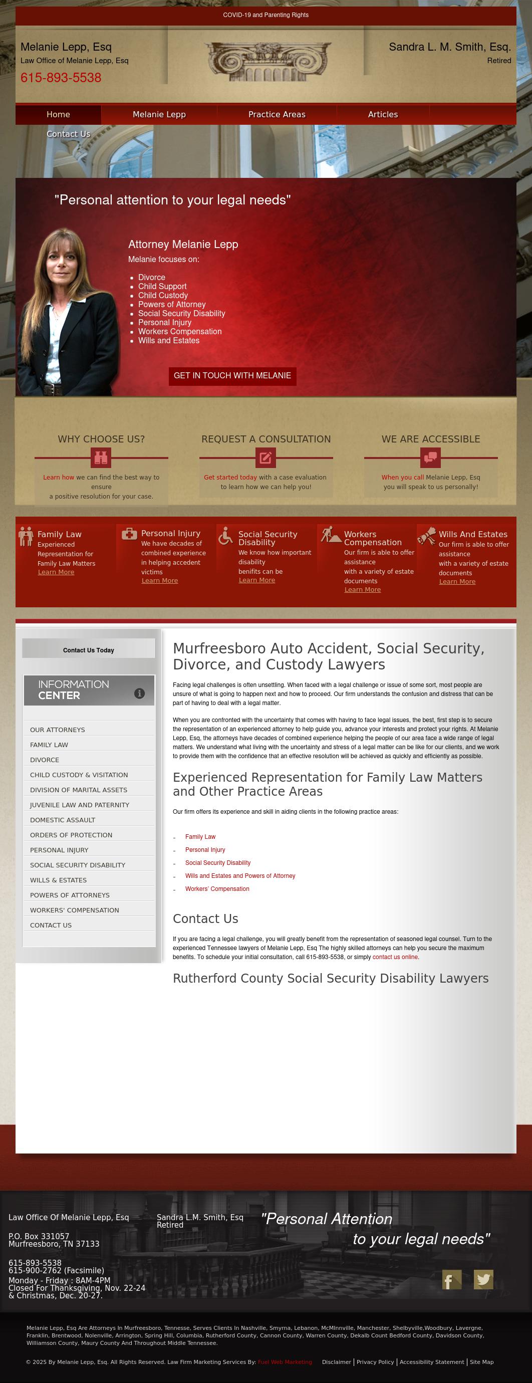 Lepp Melanie - Murfreesboro TN Lawyers