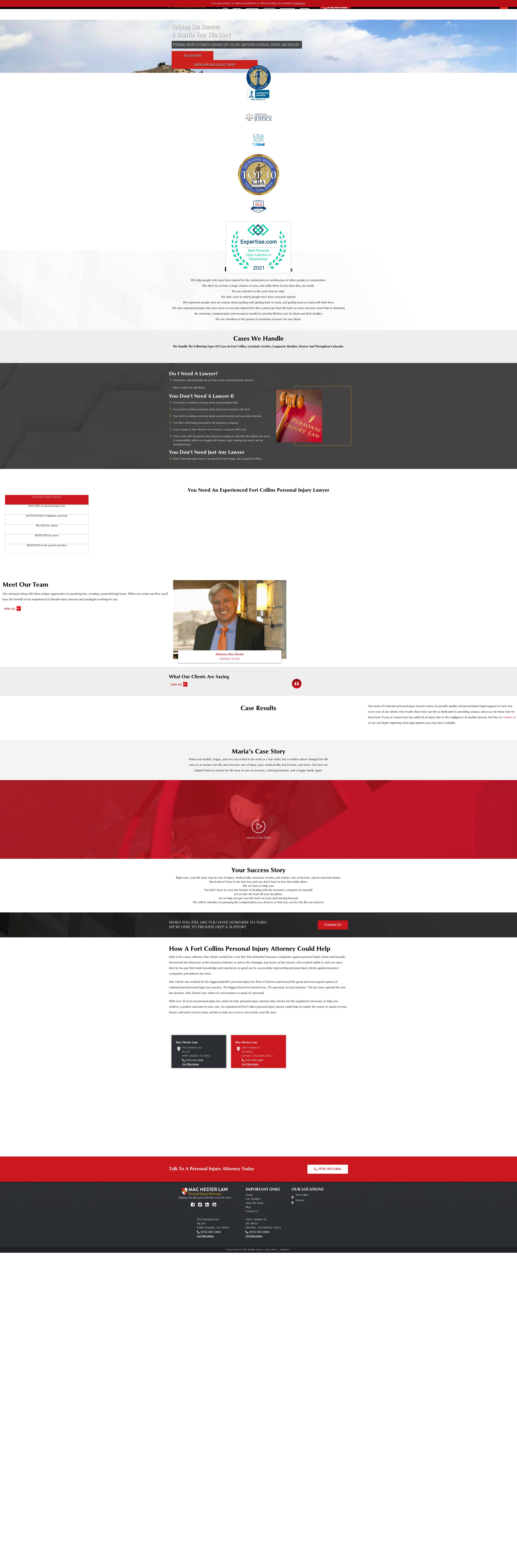 Mac Hester Law - Fort Collins CO Lawyers