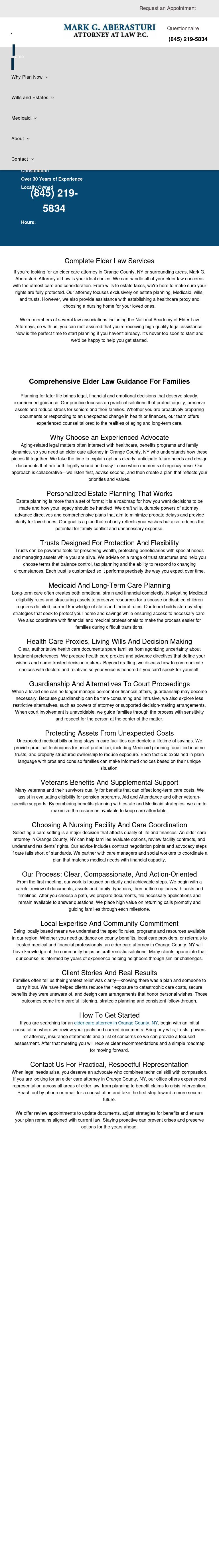 Mark G. Aberasturi Attorney  At  Law - Goshen NY Lawyers