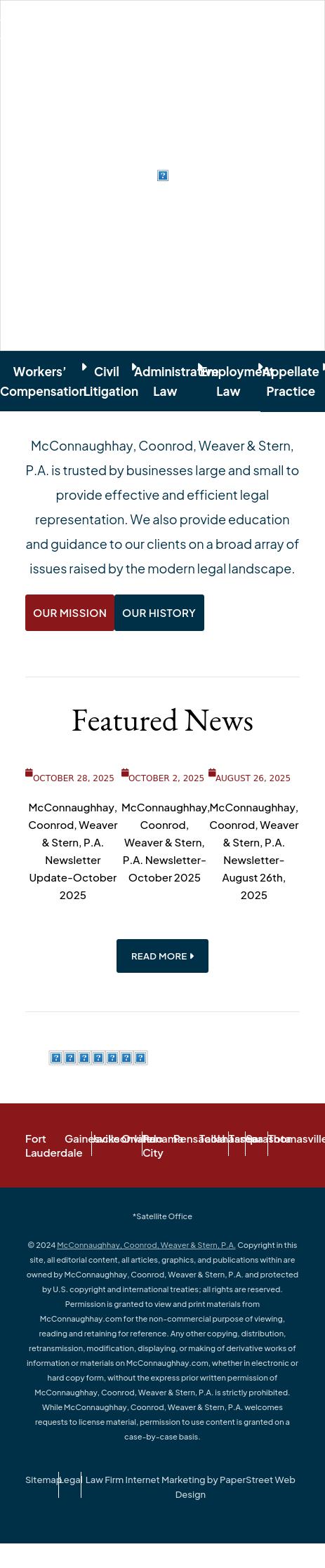 McConnaughhay, Duffy, Coonrod, Pope, Weaver, Stern & Thomas P.A. - Tallahassee FL Lawyers