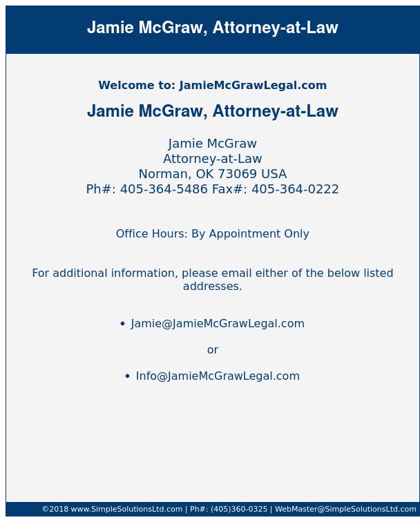 McGraw Jamie J - Norman OK Lawyers