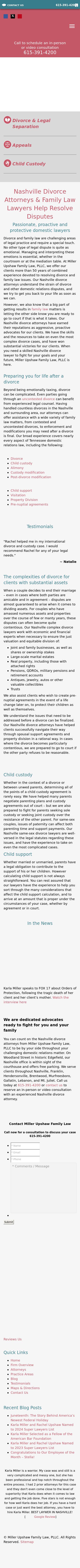 Miller Upshaw Family Law, PLLC - Nashville TN Lawyers