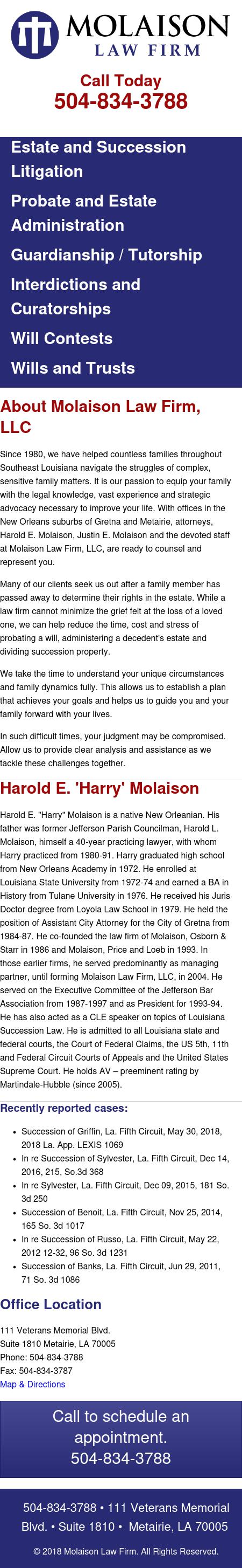 Molaison Law Firm, LLC - Metairie LA Lawyers