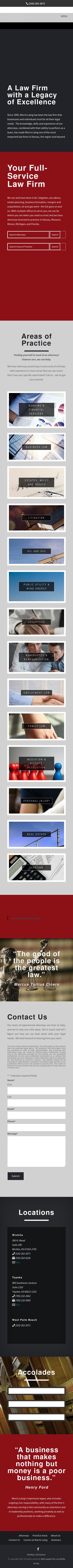 Morris Laing Evans Brock & Kennedy Chartered - Topeka KS Lawyers