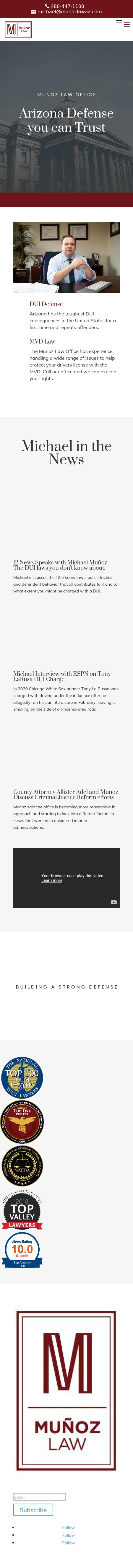 Munoz Law Office P.C. - Tempe AZ Lawyers