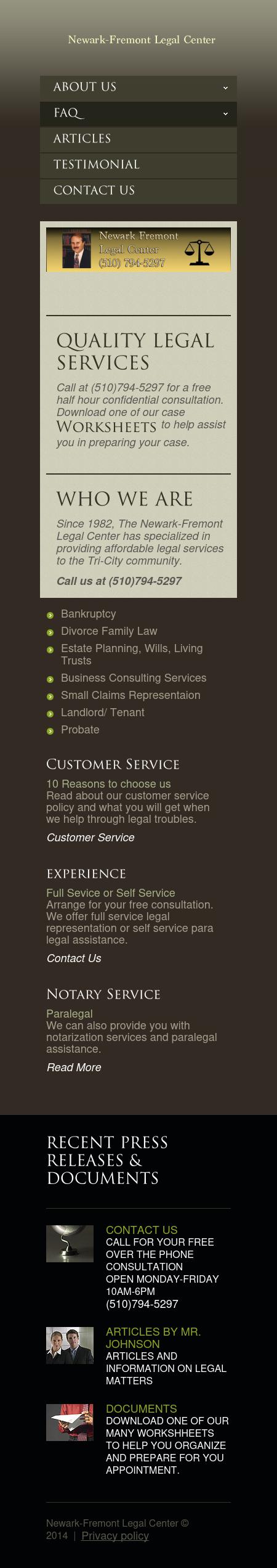 Newark-Fremont Legal Center - Fremont CA Lawyers