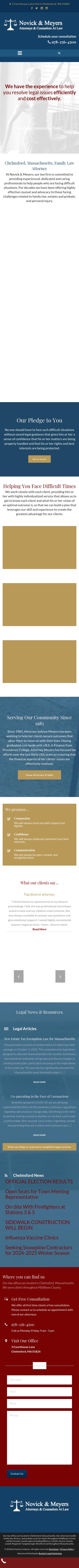 Novick & Meyers - Chelmsford MA Lawyers