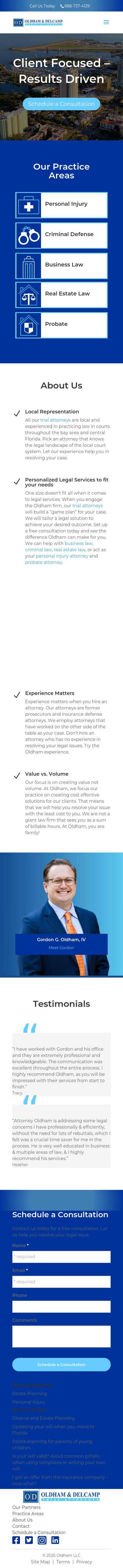 Oldham & Delcamp LLC. - Pinellas Park FL Lawyers