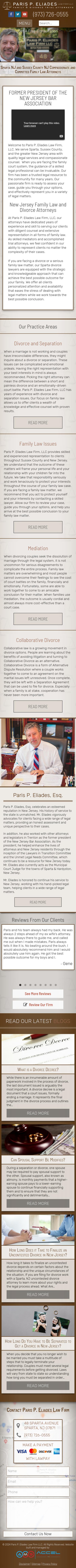 Paris P. Eliades Law Firm LLC - Sparta NJ Lawyers