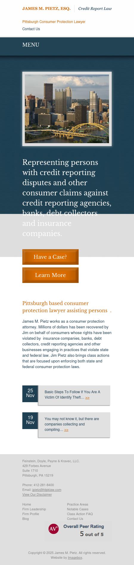 Pietz Law Office - Pittsburgh PA Lawyers