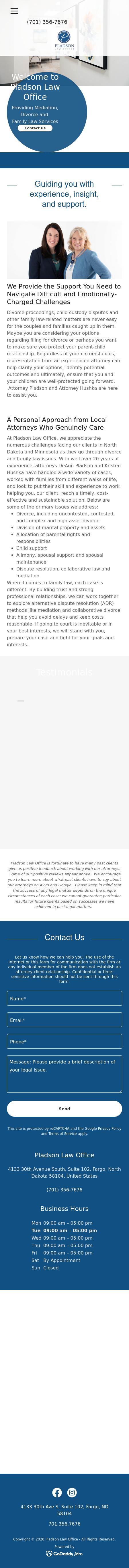 Pladson Law Office PLLC - Fargo ND Lawyers