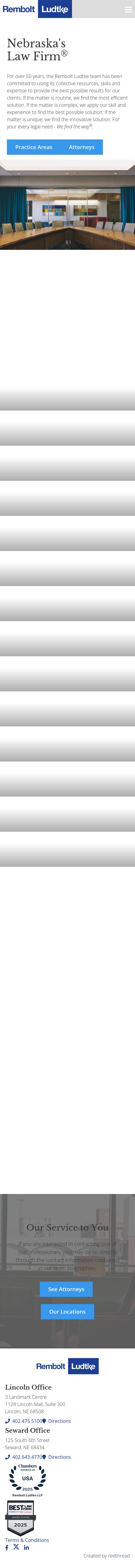 Rembolt Ludtke LLP - Lincoln NE Lawyers