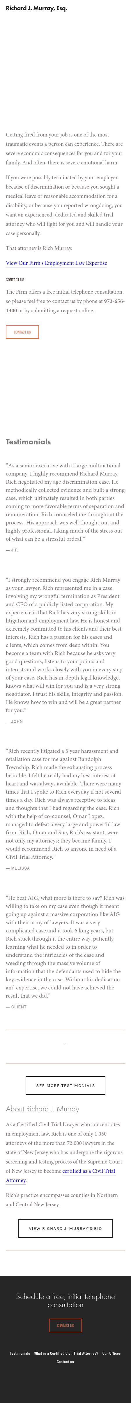 Richard J. Murray, Esq. - Morristown NJ Lawyers