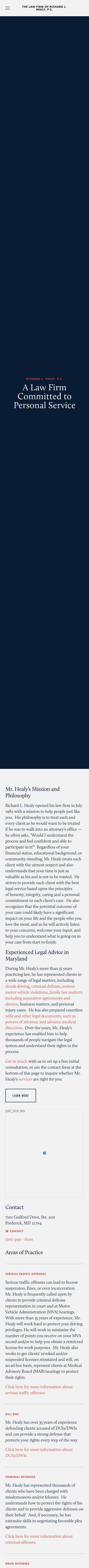 Richard L. Healy - Frederick MD Lawyers