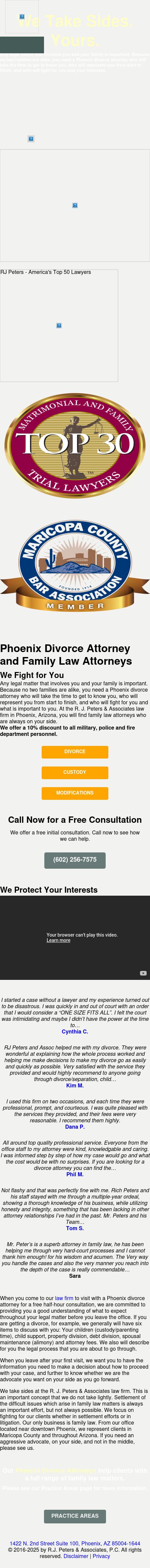 RJ Peters & Assoc PC - Phoenix AZ Lawyers