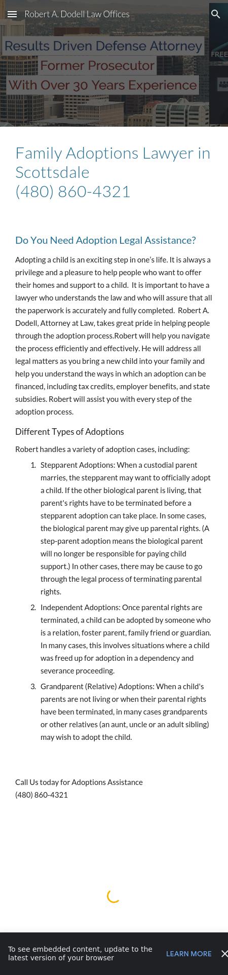 Robert A Dodell - Scottsdale AZ Lawyers