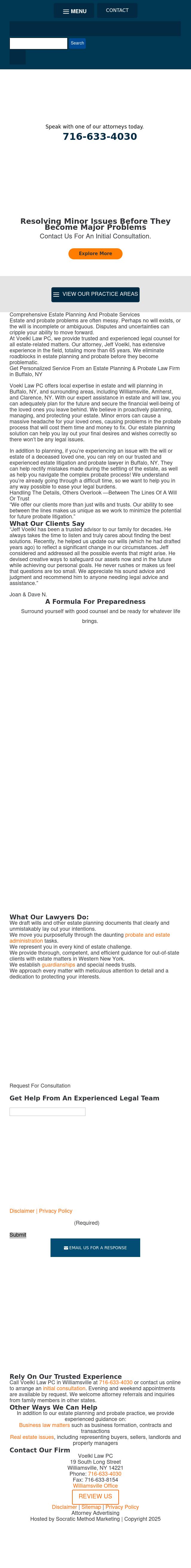 Robshaw, Mr. John  - Williamsville NY Lawyers