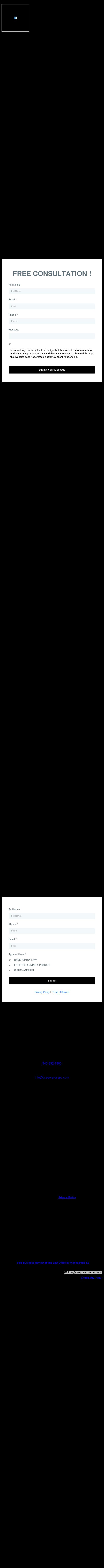 Ross Gregory A. pc - Wichita Falls TX Lawyers